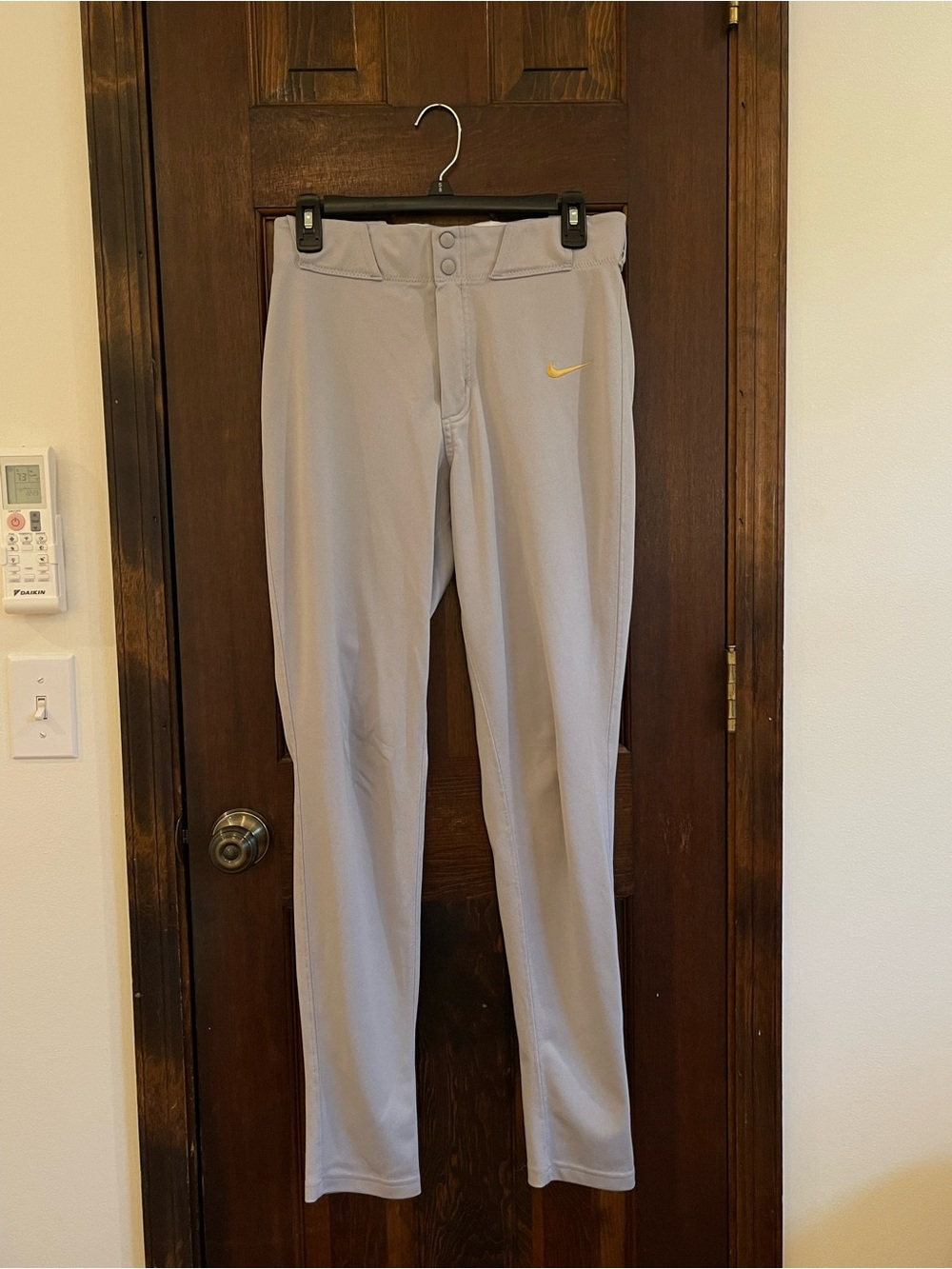 Nike Men’s Gray Baseball Athletic Pants Size Small